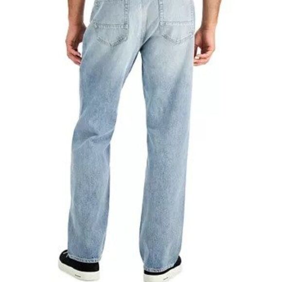 Sun + Stone Men's Relaxed-Fit Faded Jeans - Picture 4 of 7